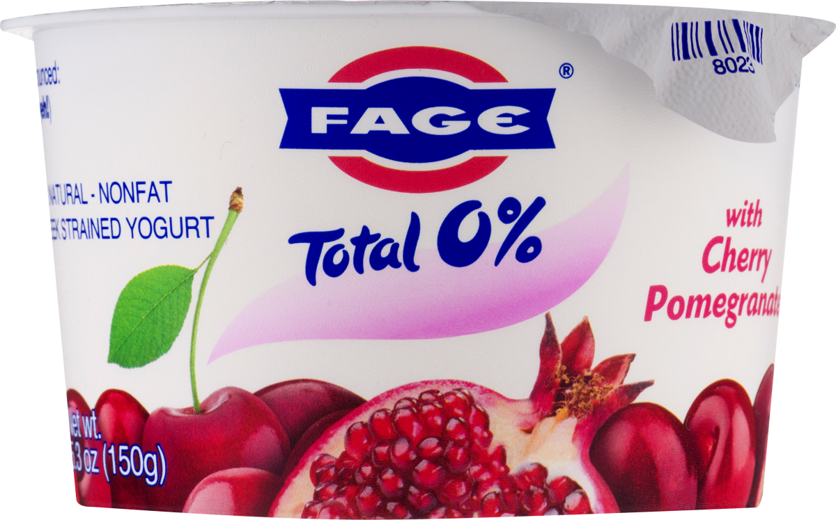 Fage Total 0% Nonfat Greek Strained Yogurt Cherry Pomegranate
