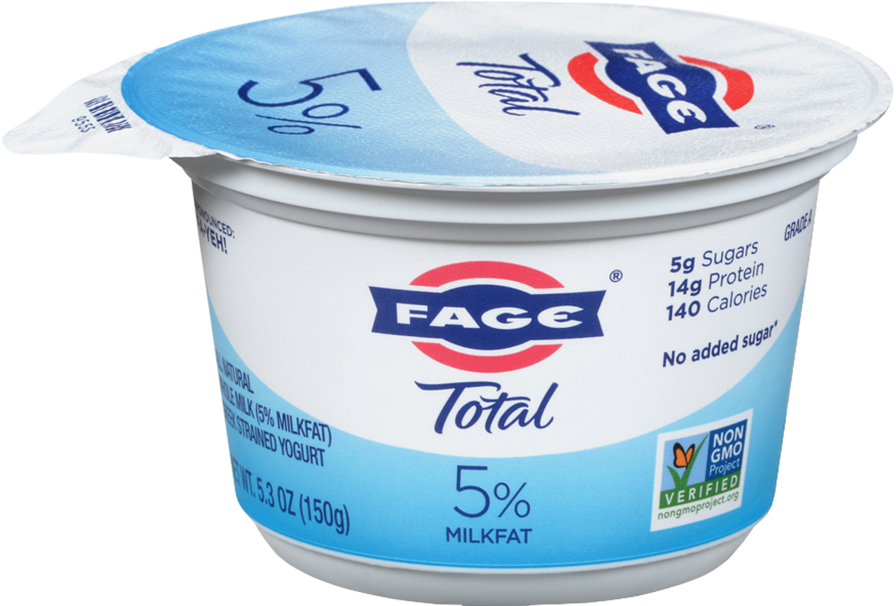 Fage Total Strained Whole Milk Greek Yogurt 5.3 Oz