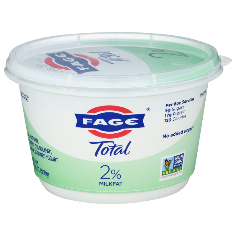 Fage Yogurt, Reduced Fat, Strained, Greek 16 Oz