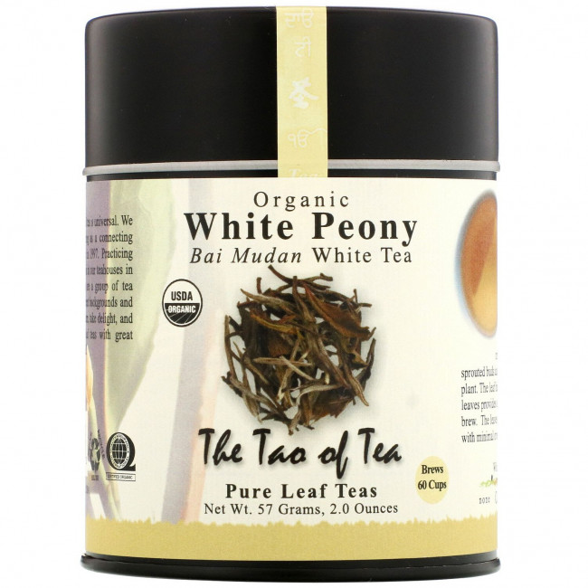 The Tao of Tea Organic White Peony Lose Leaf 2 Oz Tin