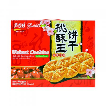 Jiashili Walnut Cookies, Red Dates Flavour 800g