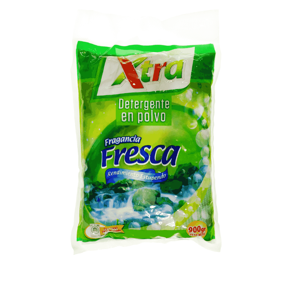 Xtra Detergente Super Verde Fresca 900 Gr