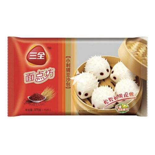 Sanquan 三全面点坊小刺猬豆沙包 15 Pieces 375g