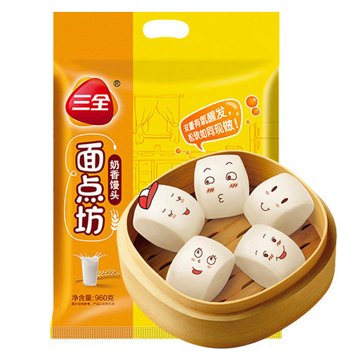 Glutinous Frozen Steamed Flour Bun-Steamed Bun With Milk 960g