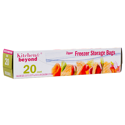 Concord Import Freezer Zipper Bag 20ct 1gallon