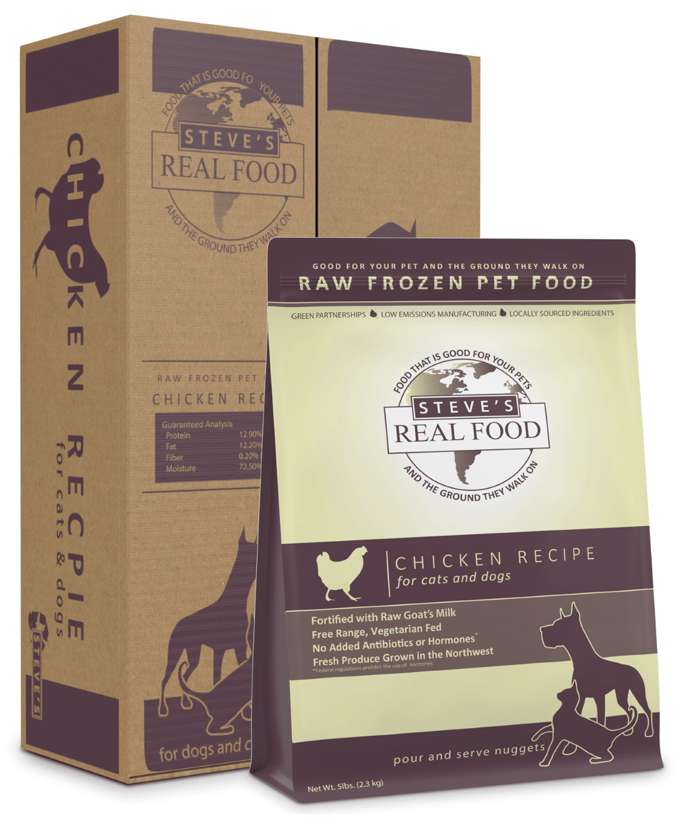Steve's Real Food Raw Frozen Chicken Diet For Dogs & Cats