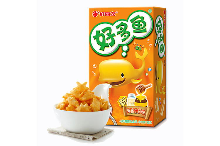Snacks Orion Fish Crackers Honey Milk Flavor 33g