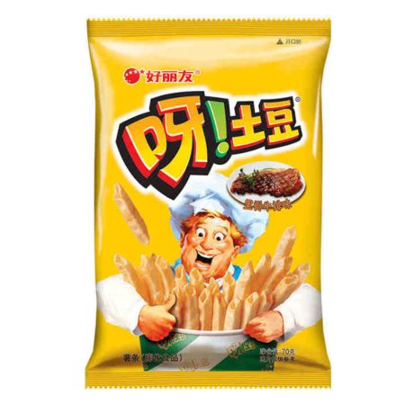 Orion 好麗友呀!土豆 里脊牛排味 70g