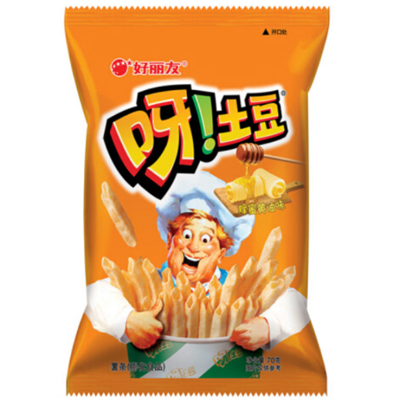 Orion 好丽友呀土豆蜂蜜黄油味70g Potato Chips Honey Butter