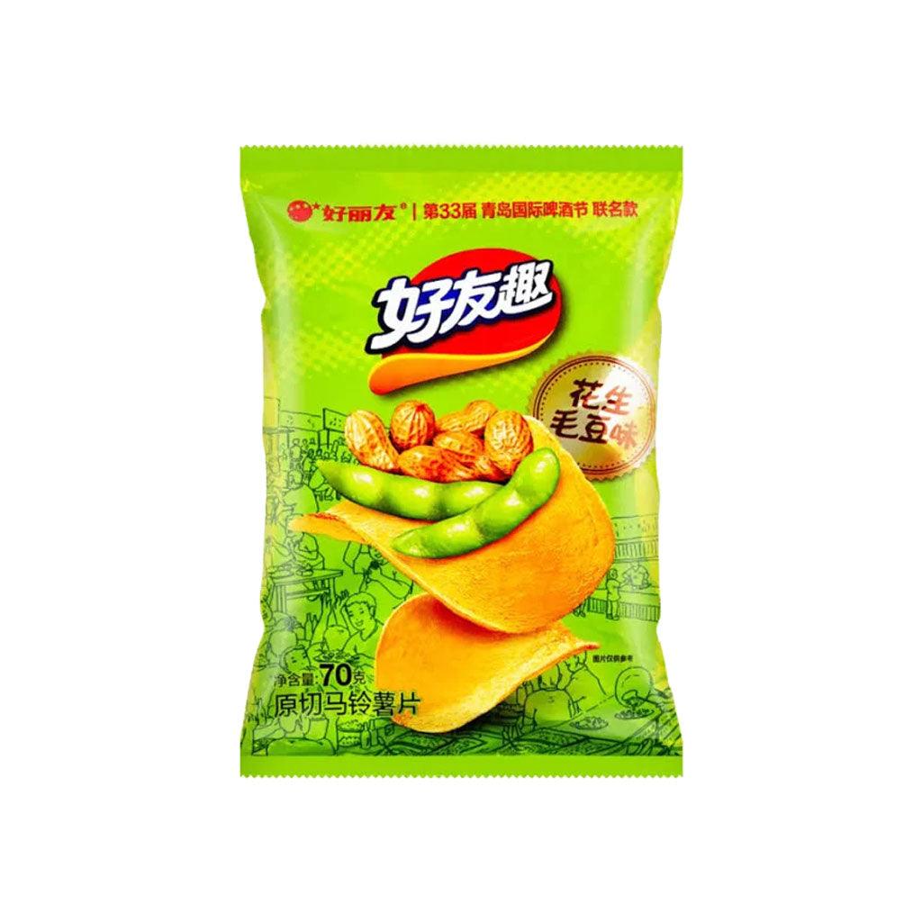 Orion Peanut Edamame Flavor Asian - Patatine Gusto Di Arachidi E Edamame 70 Gr