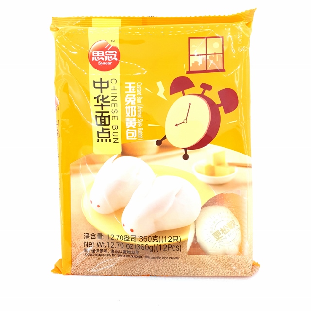 Synear 思念玉兔奶黄包360g Rabbit Custard Bun