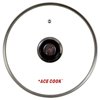 Tempered Glass Lid For Pot & Pans With Vent Hole, 28 Cm