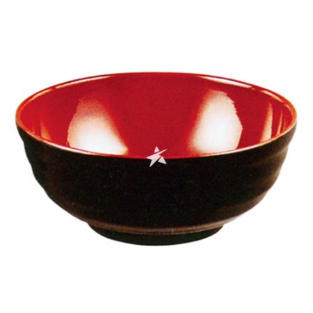 Ever Unison Japanese Red Melamine Plastic Udon Bowl 200*88mm [ZZU102G]