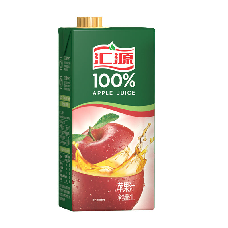 Beauty Corner Self-operated] China Huiyuan 100% Apple Juice 1L Concentrated Juice Vitamin Drink