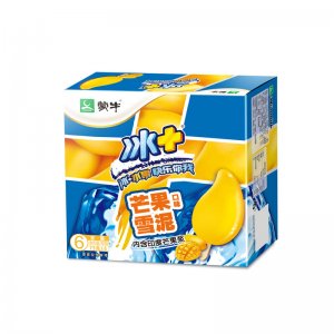 蒙牛芒果雪泥口味雪糕6支装450g/MENGNIU Mango Ice Cream 6pcs 450g