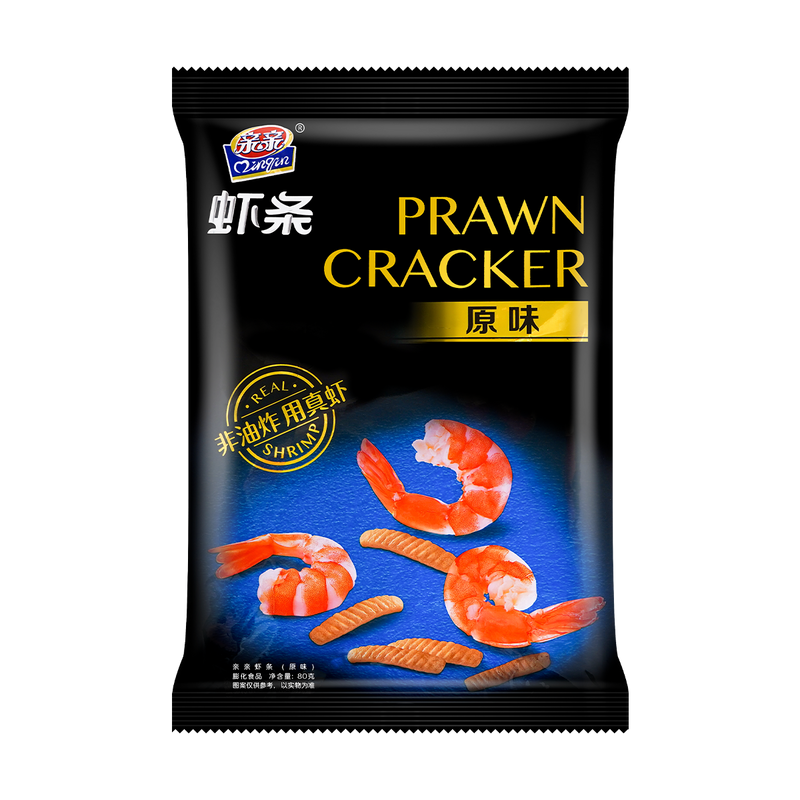 Beauty Corner 自营】中国QinQin亲亲 虾条原味 80g 膨化食品休闲零食 儿时味道