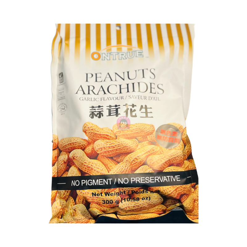 Ontrue 元宝蒜茸花生 On Ture Peanuts Garlic Flavour 300g