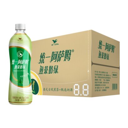 Unif 统一阿萨姆煎茶奶绿 450ml