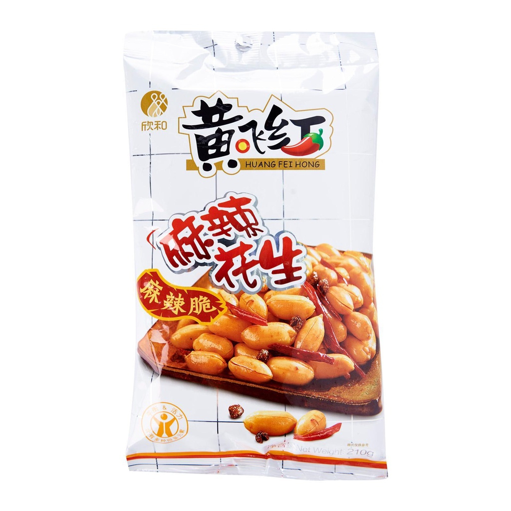 Huang Fei Hong Spicy Peanuts 210g