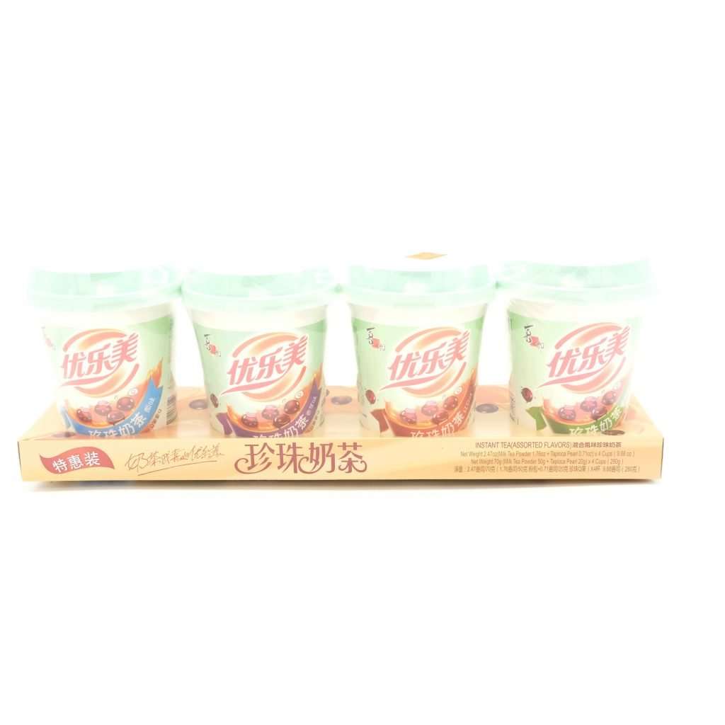 U.loveit 04 Instant Milk Tea Powder Assorted Flv 优乐美珍珠奶茶 4种口味 70gX4