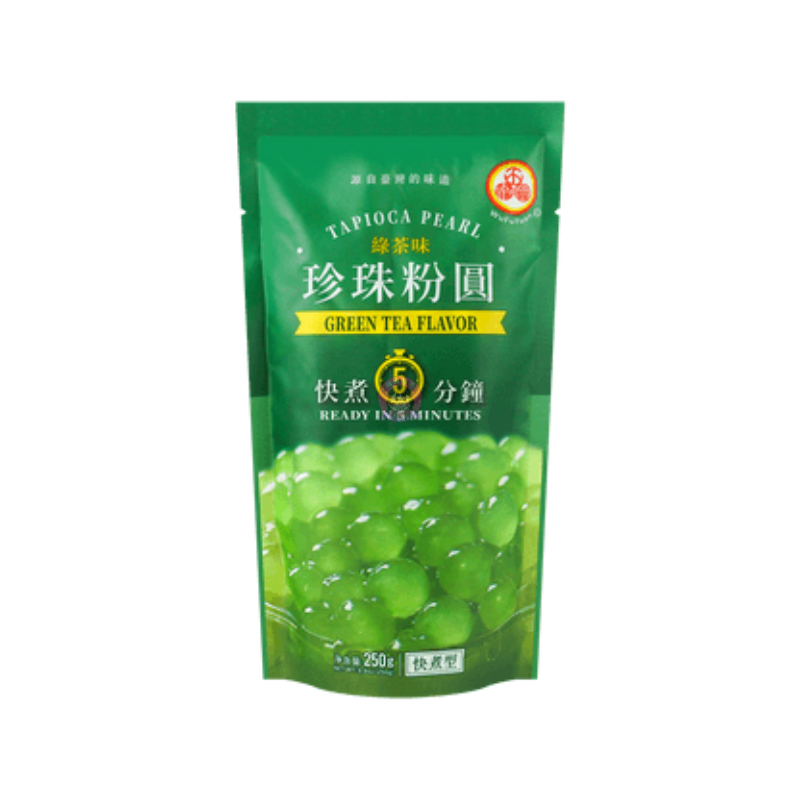O's Bubble WuFuYuan Tapioca Pearl Green Tea Flavor 250g