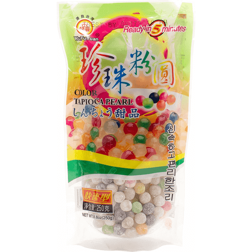 Wu Fu Yuan - 五福圆 WuFuYuan Tapioca Pearl Color 250g