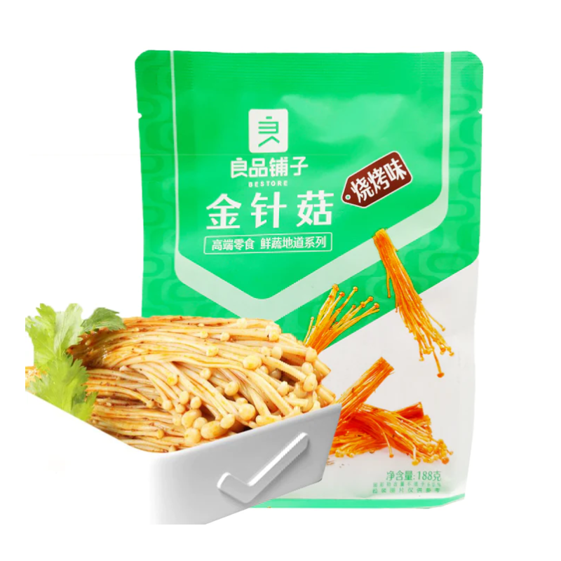 Bestore Needle Mushroom BBQ Flavour 188g