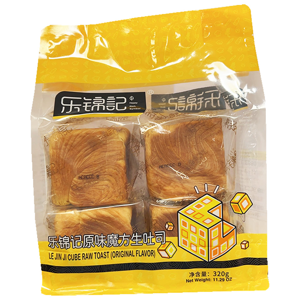 Likee HappyRichSymbol Cube Raw Toast Original 320g ~ 樂錦记原味魔方生吐司 320g