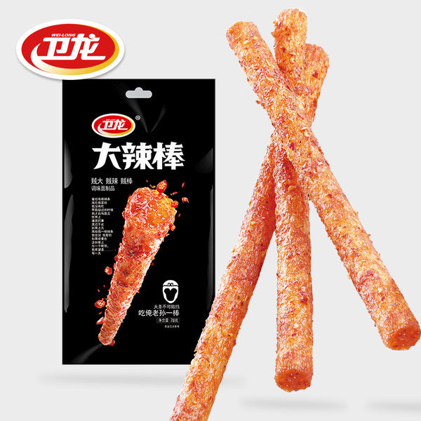 Wei Long Spicy Wheat Gluten Sticks 78g