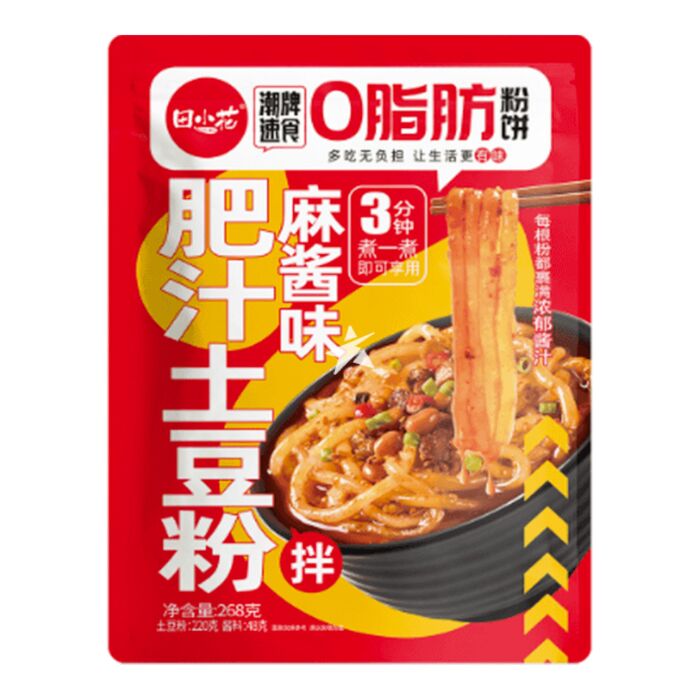 Tian Xiao Hua 田小花0脂肥汁土豆粉 麻酱味 268g