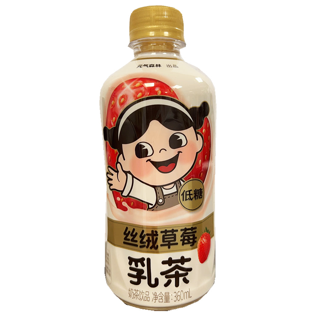 Genki Forest (元气森林) 元气森林乳茶草莓味360ml GKF Milk Tea Strawberry
