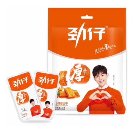 Jinzai 劲仔厚豆干 香辣味 108g