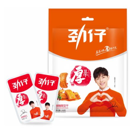 Jinzai 劲仔厚豆干 麻辣味 108g