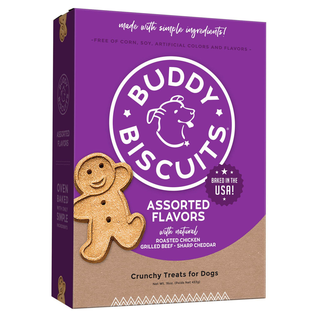 Buddy Biscuits Cloud Star Assorted Flavors Crunchy 16 Oz