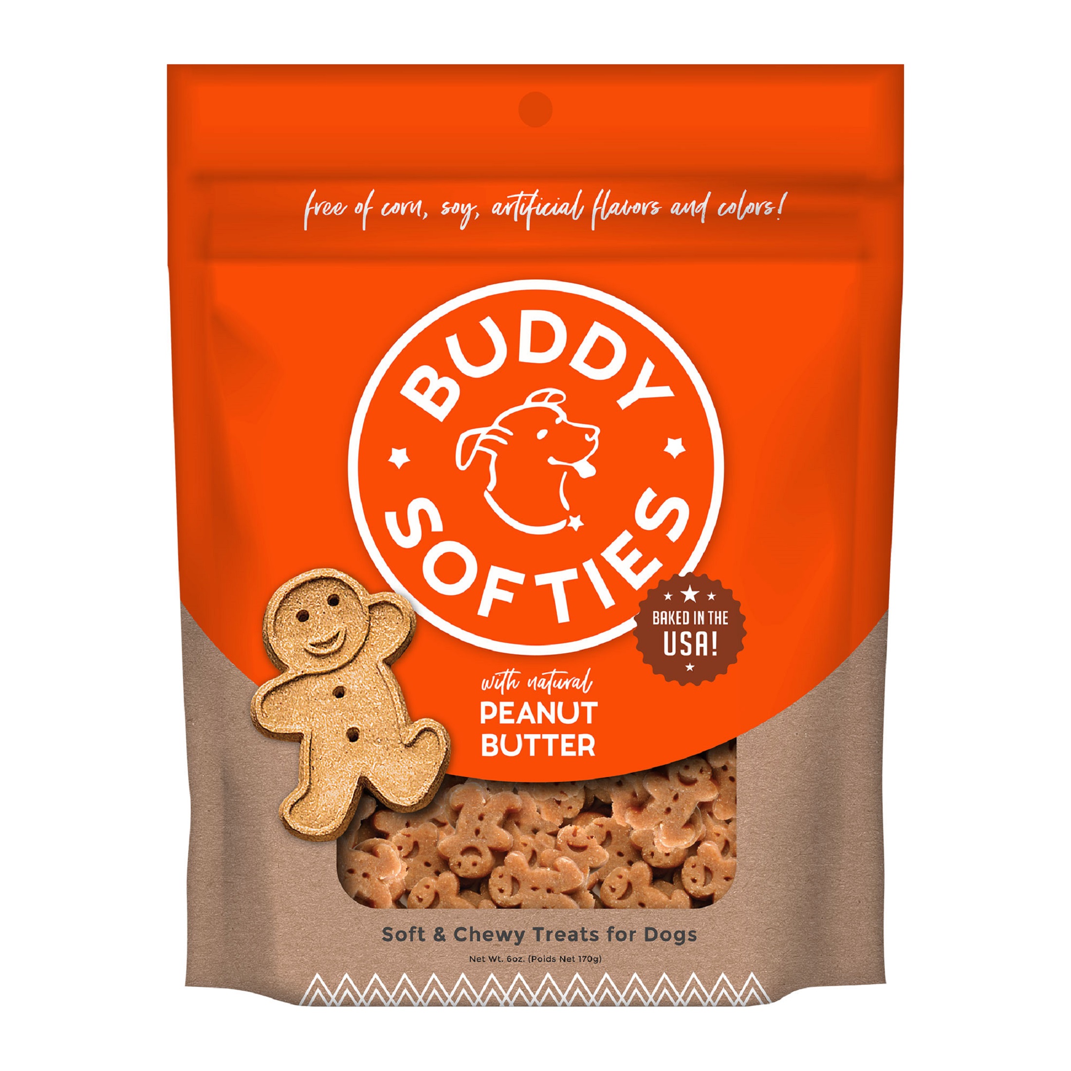 Cloud Star Buddy Biscuits Peanut Butter Soft And Chewy Dog Treats