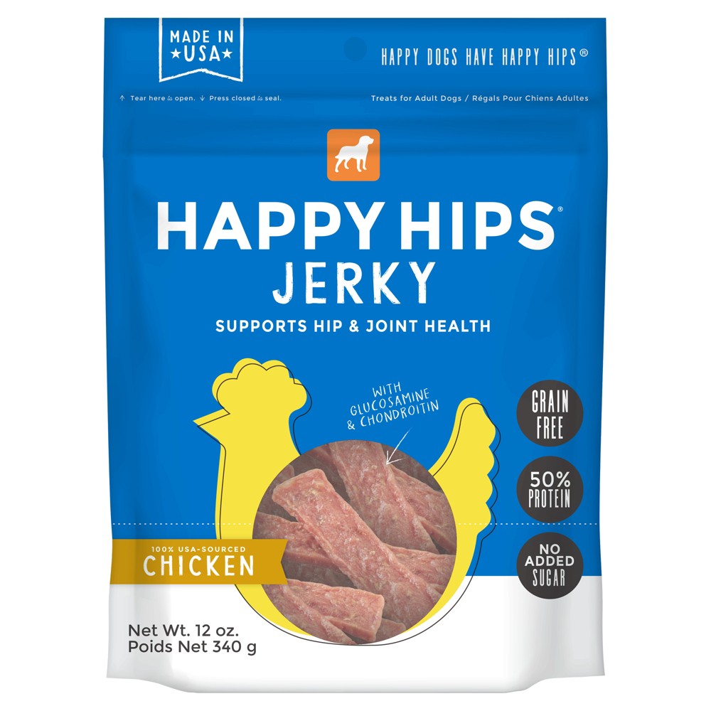 Happy Hips Cloud Star Jerky Grain-Free Chicken Dog Treats