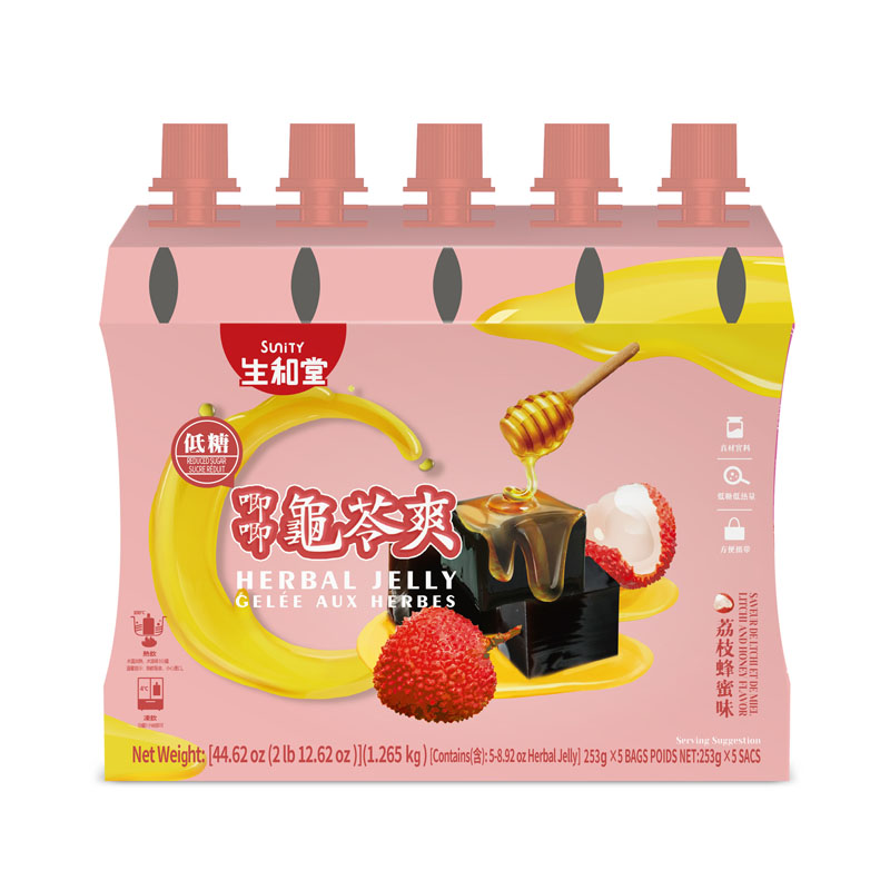 生和堂 Sunity 生和堂龟苓膏荔枝蜂蜜5cups SU Herbal Jelly Lychee&Honey