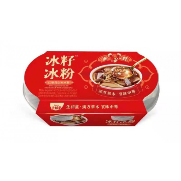 SHT-Brown Sugar Flavor Lce Jelly 生和堂-红糖花生味冰粉 280g*2