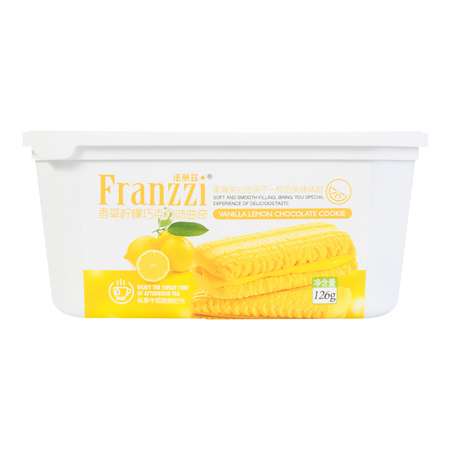 Franzzi Vanilla Lemon Chocolate Cookie 126g