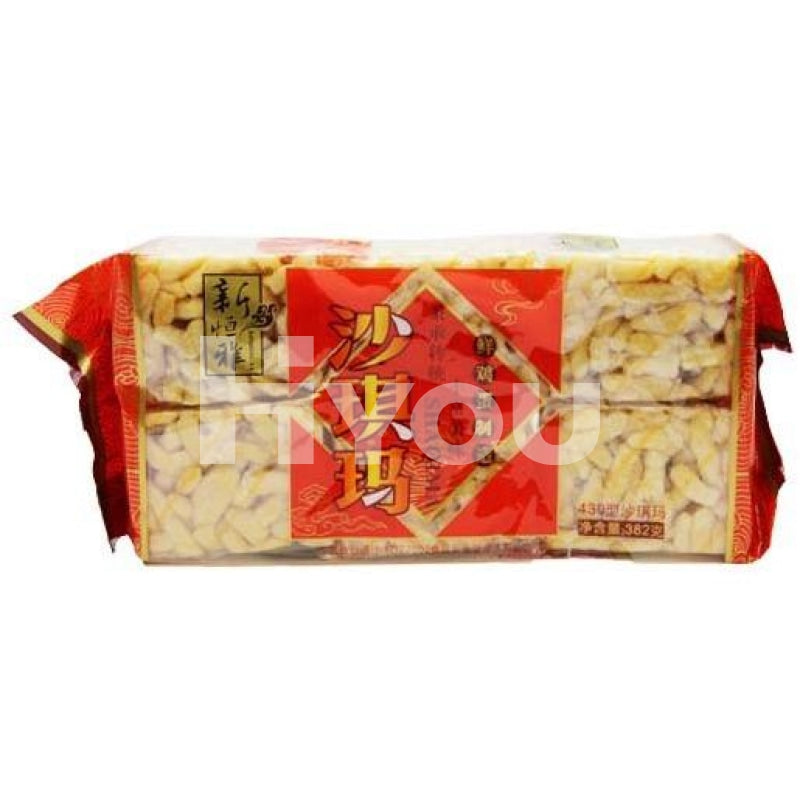 Hiyou Xinhengya Flour Cake Egg Flavour Sachima 382g 新恒雅沙琪瑪 382g