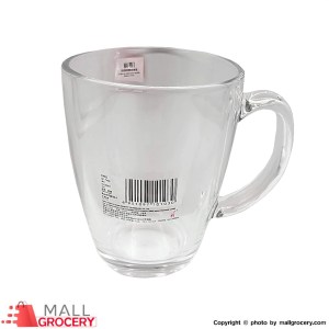 Blinkmax-Glass Mug Clear With Handle-Set Of 6
