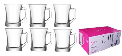 Szklanka Z Uchem Do LATTE HERBATY KAWY Kubek 0,27L