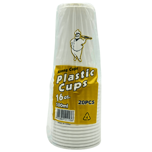 Plastic Cups 16oz 20pcs
