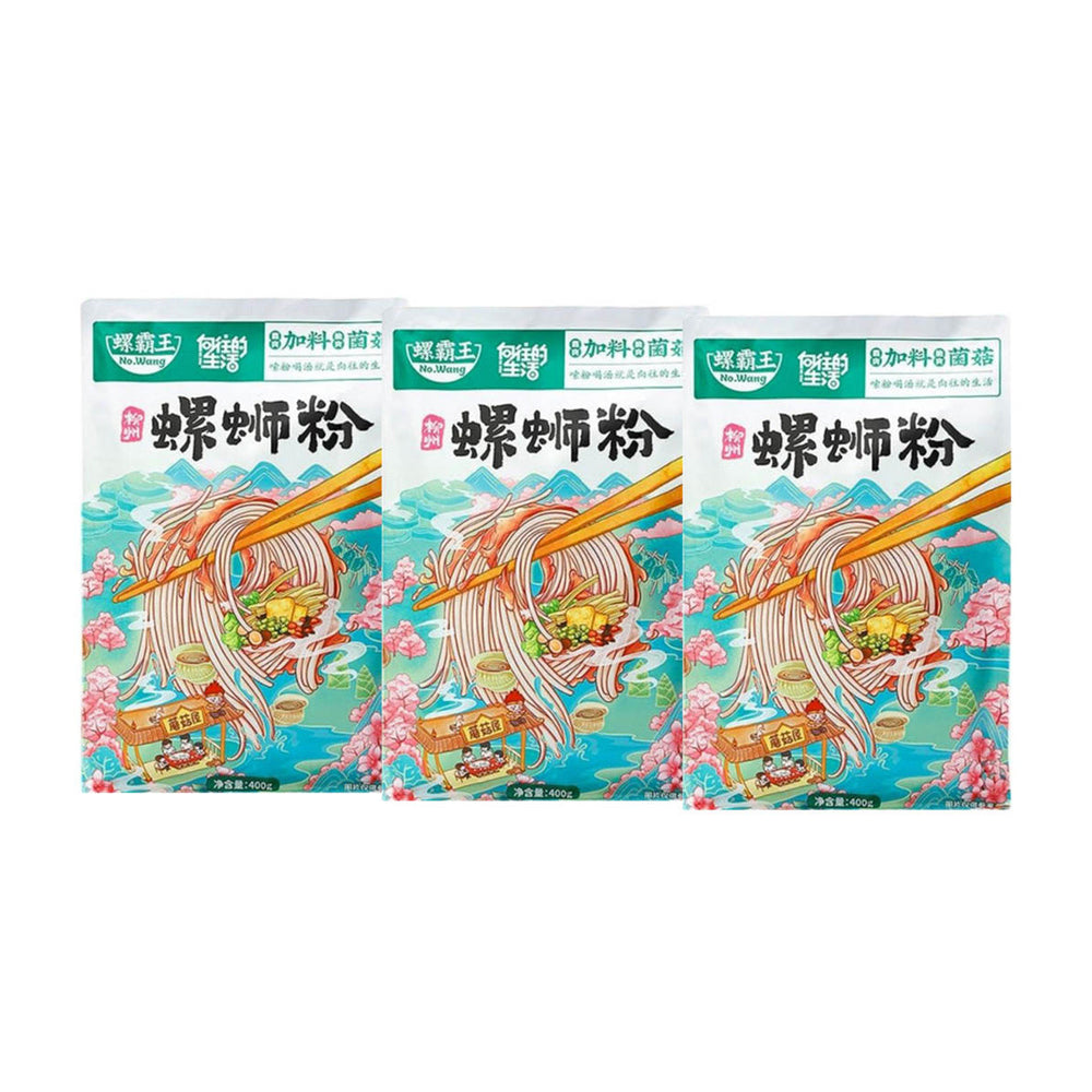 LUO BA WANG (螺霸王) No.Wang Rice Noodles Mushroom Flavoured 400g