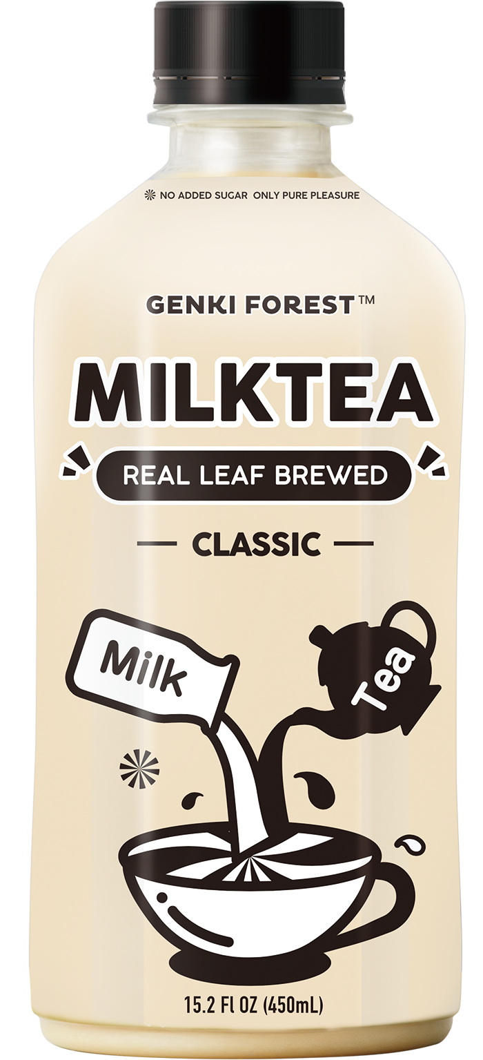 Genki Forest Milk Tea Original Flavor - 450ml