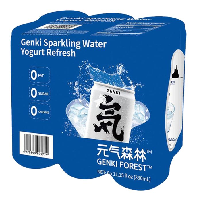 Genki Forest 元氣森林氣泡水 乳酸菌味 330ml (24 Cans)