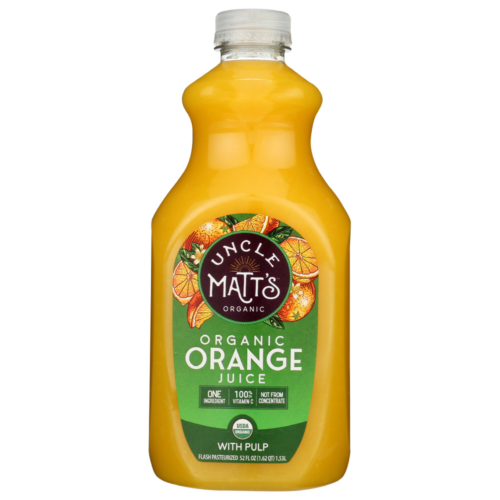 Uncle Matt's Organic Orange Juice With Pulp, 52 Oz