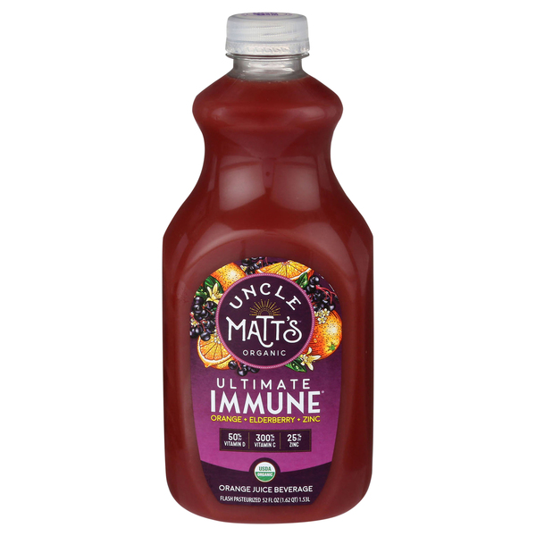 Uncle Matt's Organic Ultimate Immune Orange Juice Beverage - 52 Fl Oz