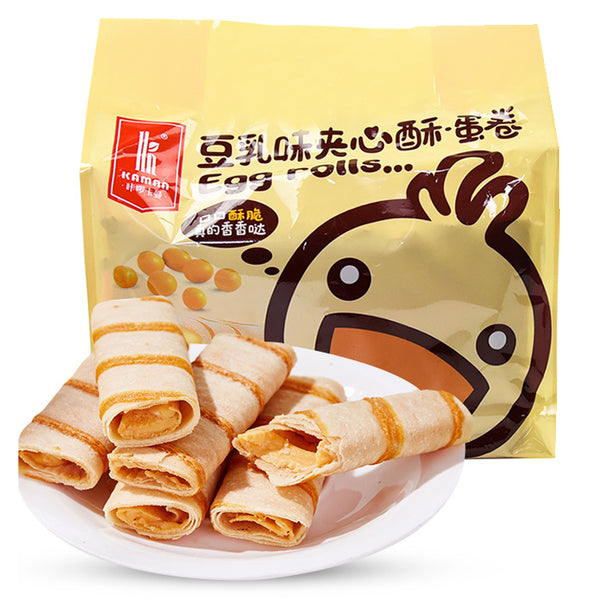 KAMAN Egg Roll-Soy Milk Flavor 218g