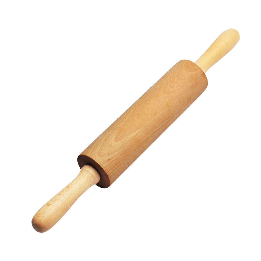 43cm X 5cm Wood Rolling Pin